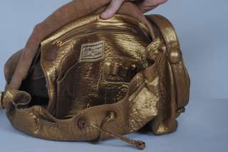 NEW Fatto A Mano Carlos Falchi Leather Tote Bag  