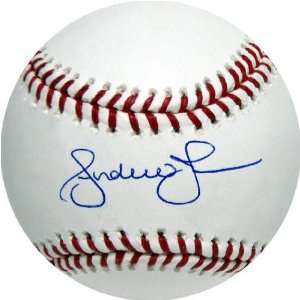 Andruw Jones Autographed MLB Baseball 