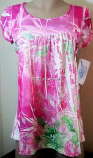 Womens Coqueta Maternity Pink Shirt Top Blouse S M L XL  
