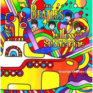  The Beatles   Yellow Submarine album cover embellished 