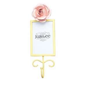  Rose Rectangle Photo Frame Hook in Yellow and Pink Toys 