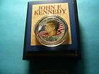John Kennedy Collectible Coin Bio Gold color President  
