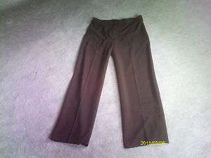 DEEP BROWN DRESS PANTS  NORTON McNAUGHTON  size 10  