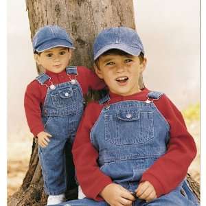  My Twinn Boys Denim Overalls (Size XS) Toys & Games