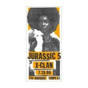  JURASSIC 5   Limited Edition Concert Poster   by Print 