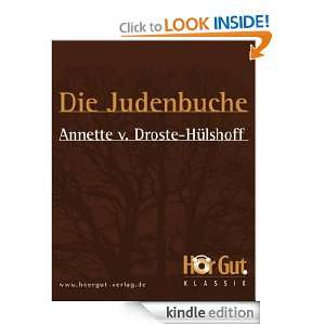 Die Judenbuche Annette von Droste H?lshoff  Kindle Store