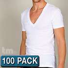 100 Pack 6456 American Apparel Sheer Jersey DEEP V NECK Summer T 