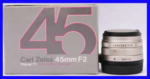 Contax G Carl Zeiss Planar T* 45mm F/2 45/2 2/45 Lens For Contax G NEX 