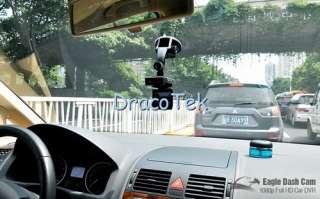 Conveniently record hassle free Full HD 1080p video in your car with 