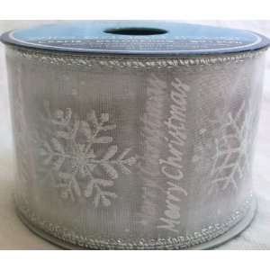 Sprakling Holiday, 3 Yards/ 9 Ft, Wire Edged Ribbon, Christmas House 