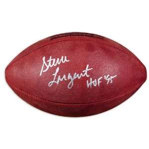  Steve Largent Autographed Pro Football with HOF 
