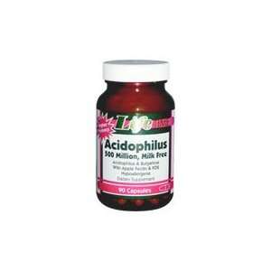  Acidophilus 500 Million with FOS   90 capsules Health 