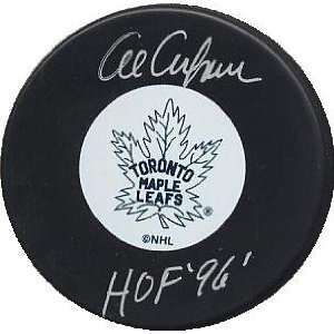  Al Arbour Signed Puck   (Toronto Maple Leafs) Sports 