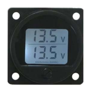  Dual Battery Voltmeter Monitor Automotive