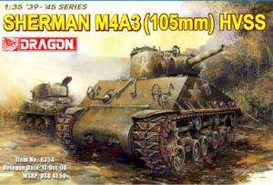 DRAGON 1/35 ◆★ 6354 sherman m4a3 (105mm) hvss◆★  