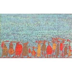  La Longue Marche by Pierre Courtin, 26x19