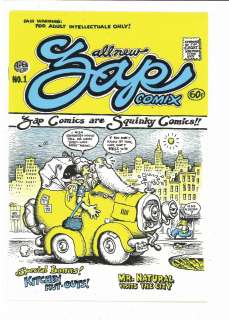 Zap Comix #1, Apex Novelties 1968, R.Crumb, 5th printing NM  