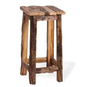  Foreside Reclaimed Wood Stool, 26 Inch
