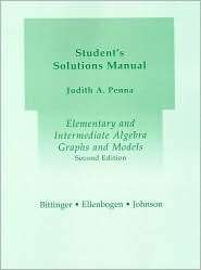 Students Solutions Manual Elementary and Intermediate Algebra Graphs 