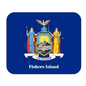  US State Flag   Fishers Island, New York (NY) Mouse Pad 
