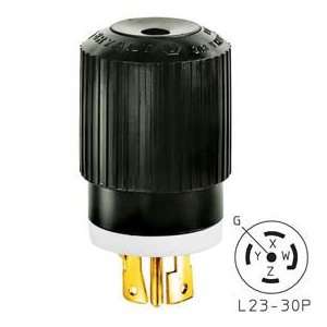   ® Plug, L23 20, 20a, 3ph 347/600v Ac, Black/White