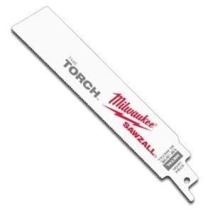 Milwaukee 48 00 5784 6 x 18TPI The Torch Sawzall Blade for Demolition 