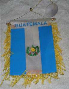 GUATEMALA City Peten Izabal Zacapa Guatemalan Flag Mini  