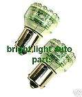 PAIR NEW 12v AMBER 24 LED 1156 BA15S GLOBE REPLACEMENTS 2 X 