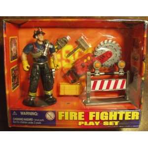  Fire Fighter Action Playset with Saw Toys & Games