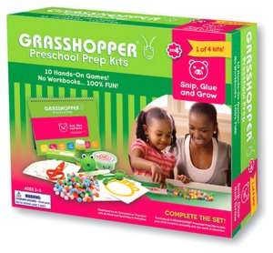 Grasshoper Preschool Prep Kit Snip, Glue, and Grow