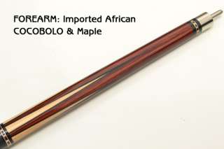   COCOBOLO & PEARL Maple inlays Custom Billiard Pool Cue Stick,Z11