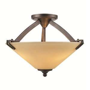   Semi Flush Gunmetal Bronze W16 X H12SF, 13.5P