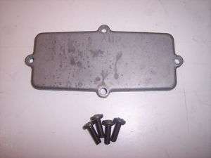 01 Yamaha YZ250,YZ 250,power valve cover,front,2001  