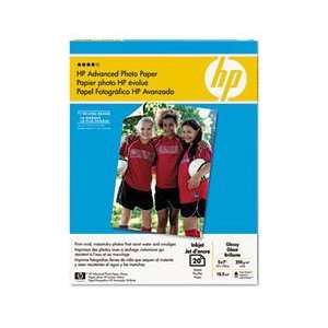  HEWCG812AND HP PAPER,PHOTO 5X7,20/PK,GLS