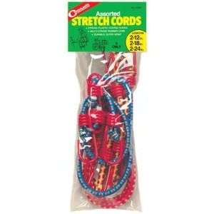  Assorted Stretch Bungee Cords   6 Pack