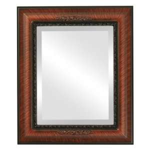 Boston Rectangle in Vintage Walnut Mirror and Frame 