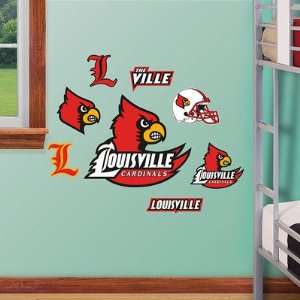 Louisville Cardinals Team Logo Assortment Fathead NIB