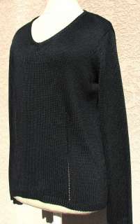 DKNY Made USA 100% Rayon Spring Sweater L  