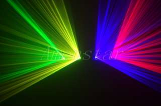 New 370mw 4 lens RGPY DMX disco stage DJ laser light B  