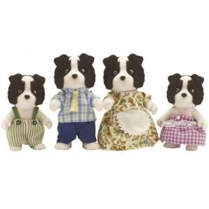  Sylvanian Families   Border Collie Dog Family Toys 