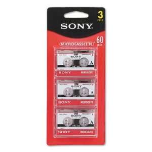  Sony 3PK1 60 MIN MICROCASSET 