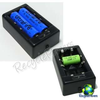 CR123A + 18650 battery charger + Car Adaptor  
