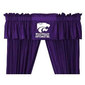   Wildcats   5pc Jersey Drapes Curtains and Valance Set