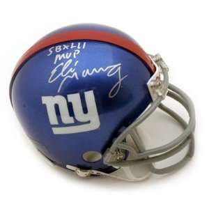 Mounted Memories New York Giants Super Bowl XLII Champions Eli Manning 