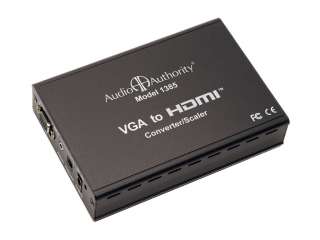 Audio Authority 1385 VGA to HDMI Scaler with Advanced Video Processing 