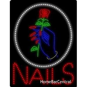  Nails LED Sign   20327 