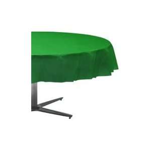   Green 6 Pack 84 Round Plastic Table Cover #7211. 