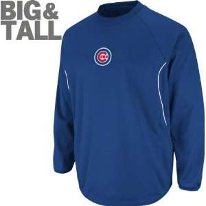 Chicago Cubs Big & Tall Royal Majestic Therma Baseâ„¢ Performance 