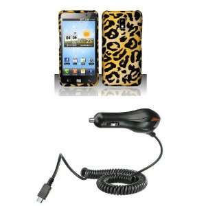 LG Spectrum (Verizon) Premium Combo Pack   Cheetah Jungle Animal Print 