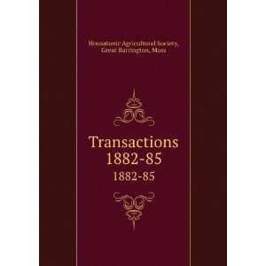   1882 85 Great Barrington, Mass Housatonic Agricultural Society Books